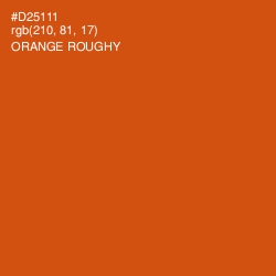 #D25111 - Orange Roughy Color Image