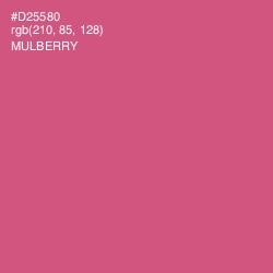 #D25580 - Mulberry Color Image