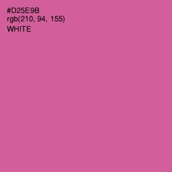 #D25E9B - Mulberry Color Image