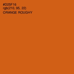 #D25F16 - Orange Roughy Color Image