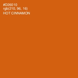 #D26010 - Hot Cinnamon Color Image