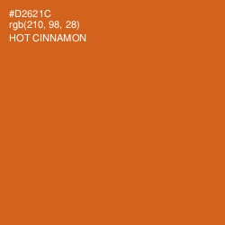 #D2621C - Hot Cinnamon Color Image