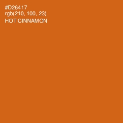 #D26417 - Hot Cinnamon Color Image