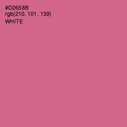 #D2658B - Charm Color Image