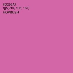 #D266A7 - Hopbush Color Image