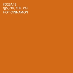 #D26A18 - Hot Cinnamon Color Image