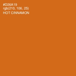 #D26A19 - Hot Cinnamon Color Image