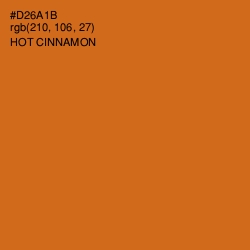 #D26A1B - Hot Cinnamon Color Image
