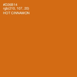 #D26B14 - Hot Cinnamon Color Image