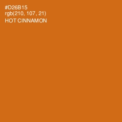 #D26B15 - Hot Cinnamon Color Image