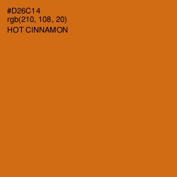 #D26C14 - Hot Cinnamon Color Image