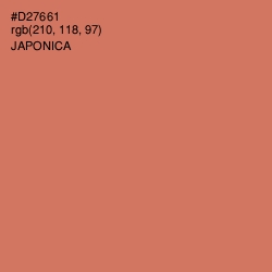 #D27661 - Japonica Color Image