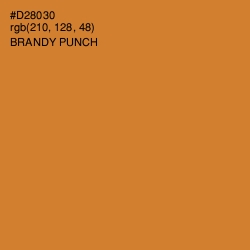 #D28030 - Brandy Punch Color Image
