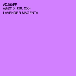 #D280FF - Lavender Magenta Color Image