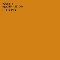 #D28114 - Geebung Color Image