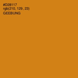 #D28117 - Geebung Color Image