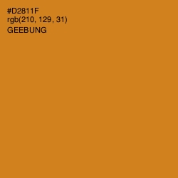 #D2811F - Geebung Color Image