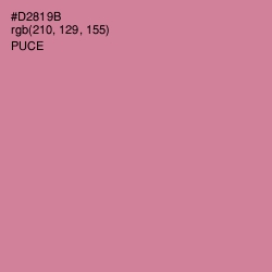 #D2819B - Puce Color Image