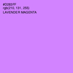 #D283FF - Lavender Magenta Color Image