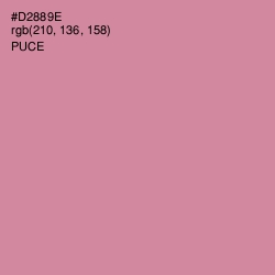 #D2889E - Puce Color Image