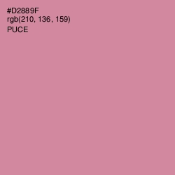 #D2889F - Puce Color Image