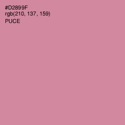 #D2899F - Puce Color Image