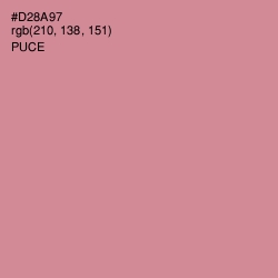 #D28A97 - Puce Color Image