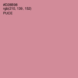 #D28B98 - Puce Color Image