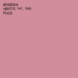 #D28D9A - Puce Color Image