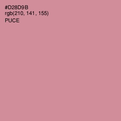 #D28D9B - Puce Color Image