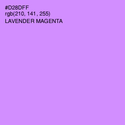 #D28DFF - Lavender Magenta Color Image