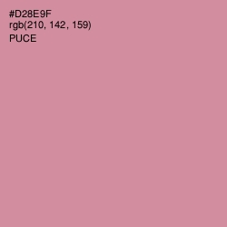 #D28E9F - Puce Color Image