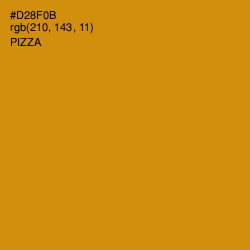 #D28F0B - Pizza Color Image