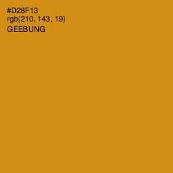 #D28F13 - Geebung Color Image