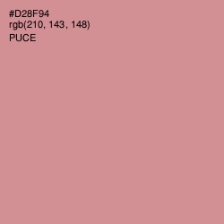 #D28F94 - Puce Color Image