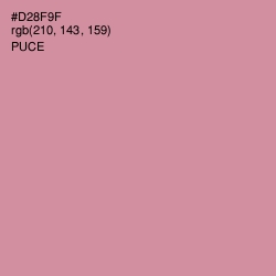 #D28F9F - Puce Color Image