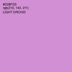 #D28FD3 - Light Orchid Color Image