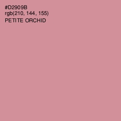 #D2909B - Petite Orchid Color Image