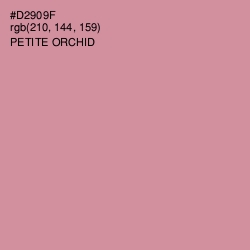 #D2909F - Petite Orchid Color Image