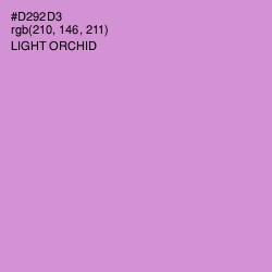 #D292D3 - Light Orchid Color Image