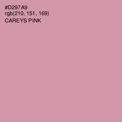 #D297A9 - Careys Pink Color Image