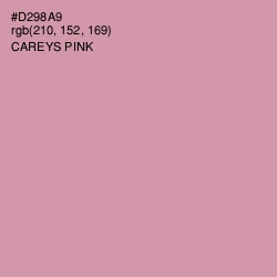 #D298A9 - Careys Pink Color Image