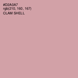 #D2A0A7 - Clam Shell Color Image