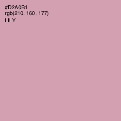 #D2A0B1 - Lily Color Image