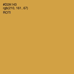 #D2A143 - Roti Color Image