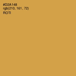 #D2A148 - Roti Color Image