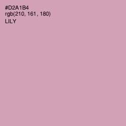 #D2A1B4 - Lily Color Image