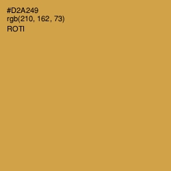 #D2A249 - Roti Color Image