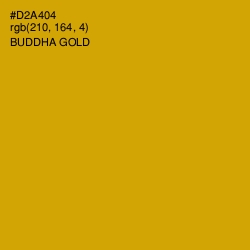 #D2A404 - Buddha Gold Color Image