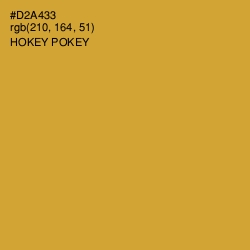 #D2A433 - Hokey Pokey Color Image